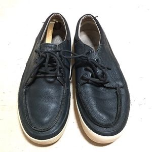 Vans OTW Black Leather Lace-Up Casual Sneakers Size 7.5